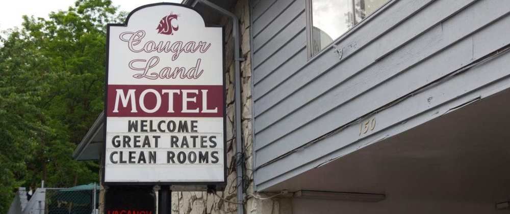 Cougar Land Motel Pullman Exteriör bild